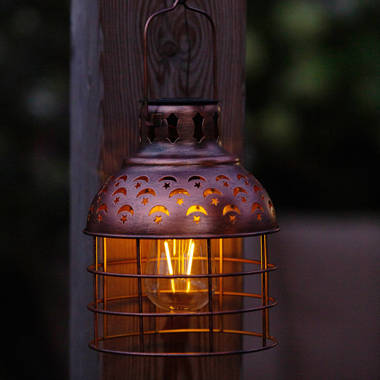 Rustic solar deals lantern